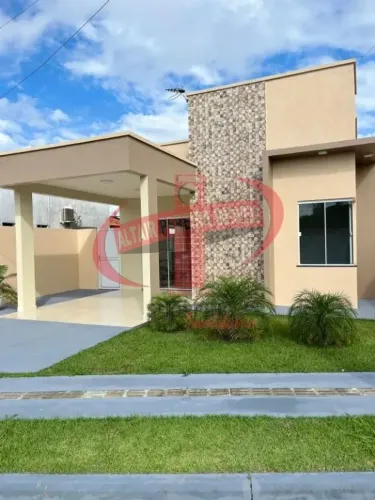 Casa com 2 quartos, sendo 1 suíte para locação no Residencial Real Ville, bairro Marabaixo