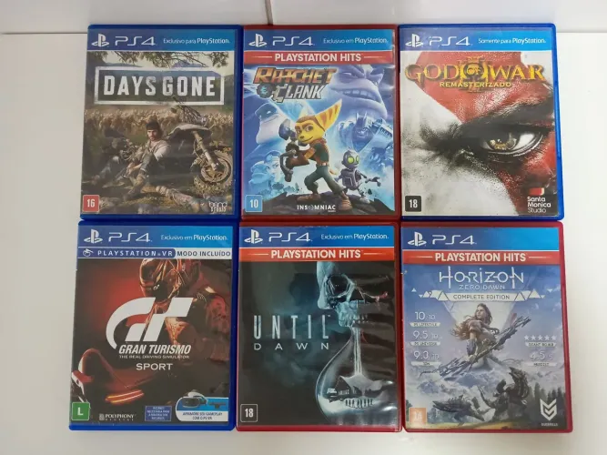 Jogos PS4 Semi-Novos VALORES R$70 Cada