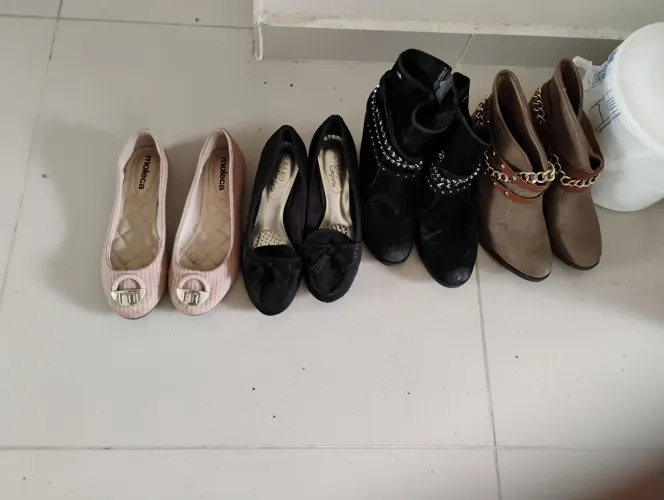 sapatos oferta semi novos