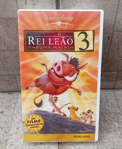 Vhs O Rei Leão 3 - Original - Hakuna Matata - Dublado