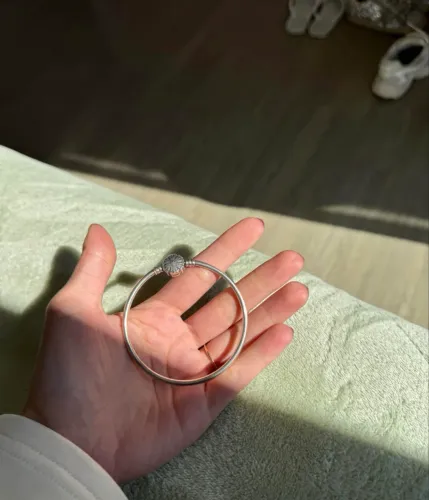 Bracelete rígido pandora prata 925
