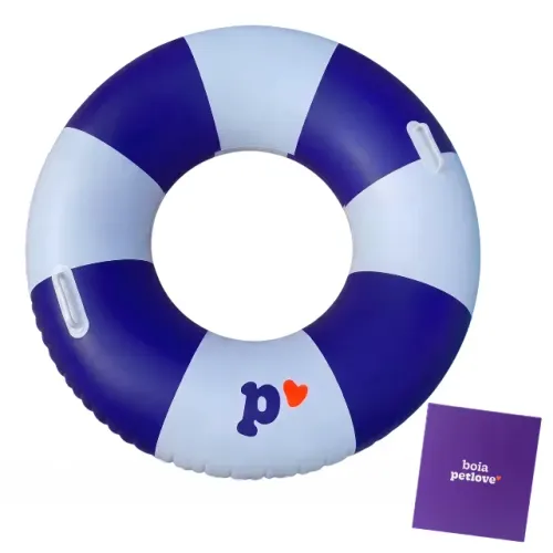 Boia Petlove Inflável Adulto Redonda Com Alça 110cm