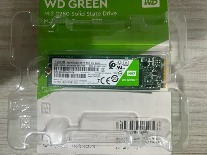 SSD M2 120Gb SATA (Wd Green)