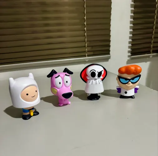 Coleção Burger King Cartoon Network (Finn, Dexter, Coragem e Puro-Osso)