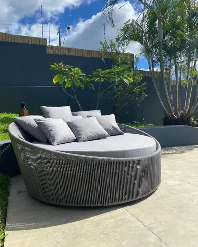 CHAISE DE CORDA NÁUTICA ALTO PADRÃO