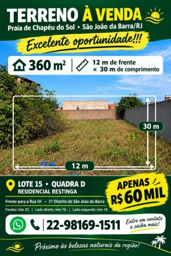 Terreno - chapéu do Sol