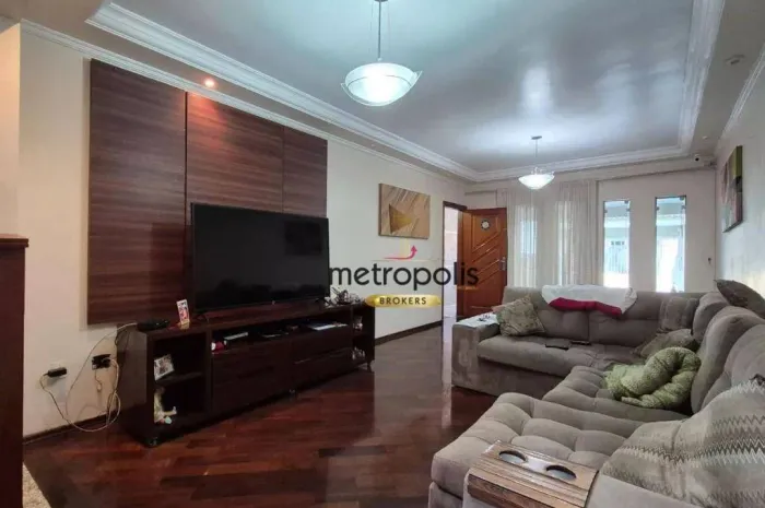 Sobrado com 4 dormitórios à venda, 227 m² por R$ 1.650.000,00 - Campestre - Santo André/SP