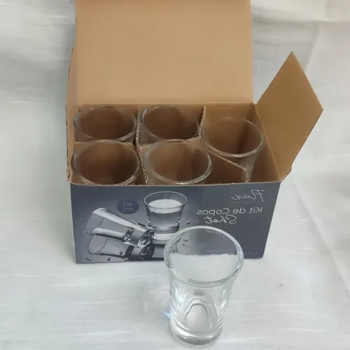 06 copos 40ml para shots/água mineral c gás