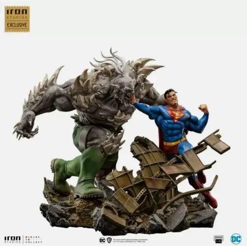 Superman vs Doomsday Iron Studios 1/10
