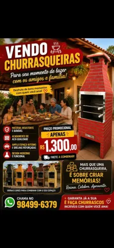 Vendo churrasqueiras 