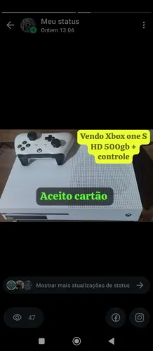 Xbox one S + controle + 2 jogos