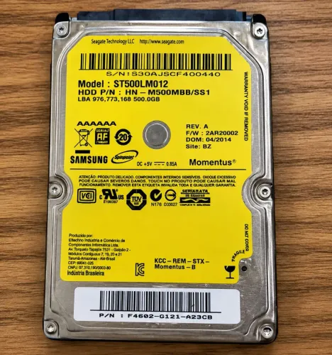 HD SATA 500 GB