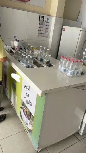 Balcão completo para açaí