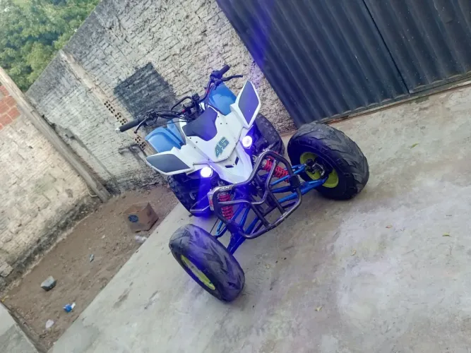Vendo esse quadriciclo+carrocinha de transporte 