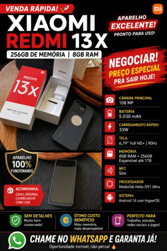 Redmi 13x 8ram 256gb