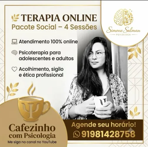 ATENDIMENTO PSICOLÓGICO ONLINE<br>Valor social