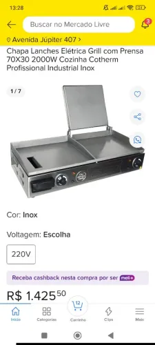 Chapeira elétrica Cotherm com prensa
