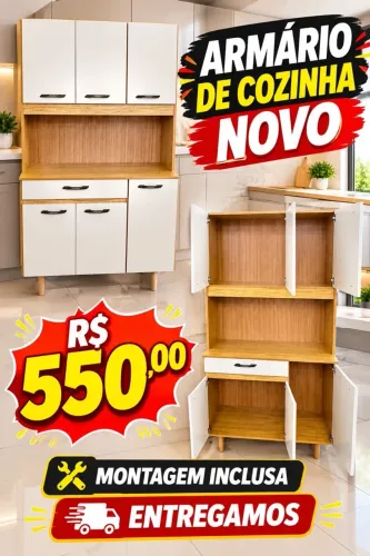 ARMÁRIO DE COZINHA DIRETO DA FÁBRICA