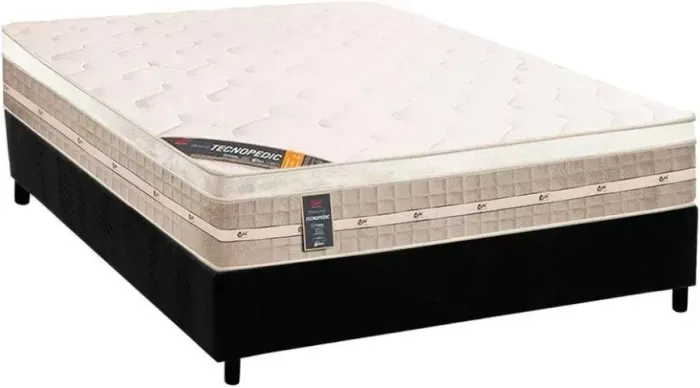 Cama Box Casal Completa com Colchão Casal Confortável 