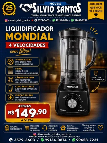 Liquidificador mondial