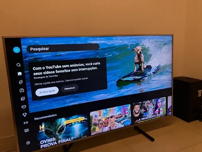 TVs Samsung 40 HD e 55 polegadas 4K
