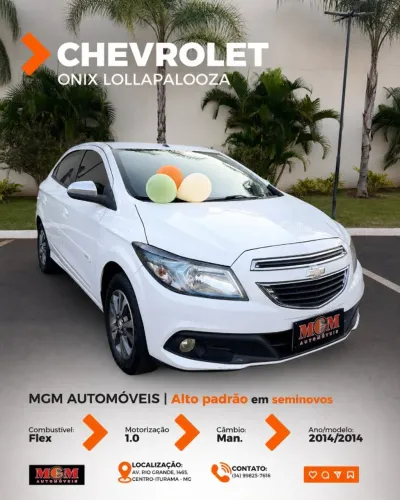 Chevrolet Onix Hatch Lollapalooza 1.0 8V Flex Power Mec. 4P 2014