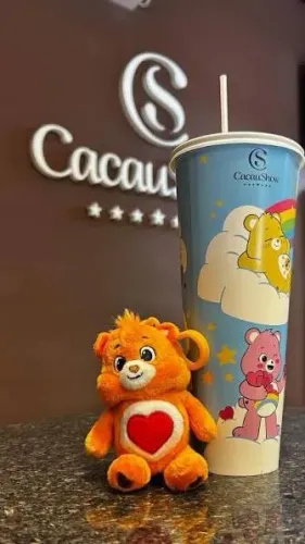 Ursinho carinhoso laranja