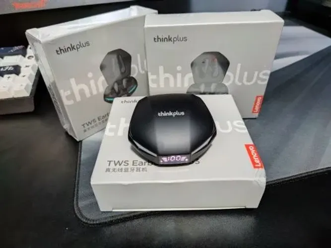 Fone Sem Fio Bluetooth Lenovo Gm2 Plus com indicador de bateria