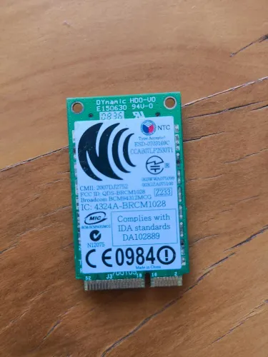 Vendo placa de rede para notebook
