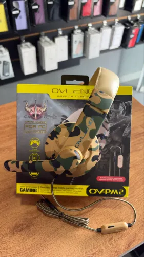 Fone de Ouvido Headset Gamer Camuflado com microfone