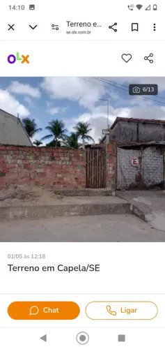 VENDO TERRENO EM CAPELA