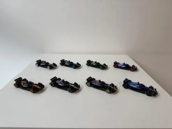 Coleção de miniaturas Formula 1 Hot Wheels