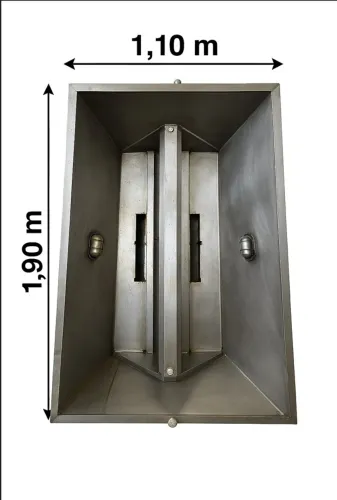 COIFA EM AÇO INOX 1,90M