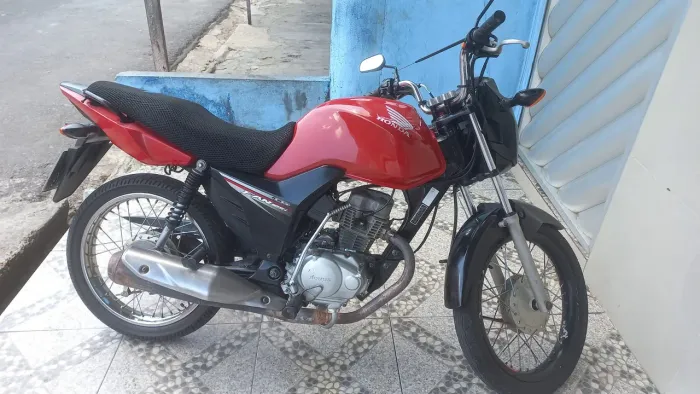 Moto FAN 125cc Vermelha 