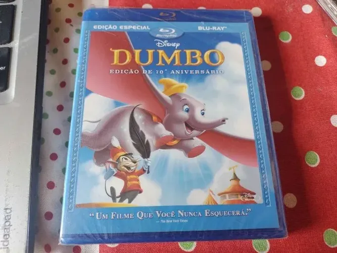Dumbo Edição De 70º Aniversário Bluray Filme Disney Lacrado