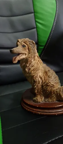 Escultura de Cachorro, muito bonita e com um ótimo material.