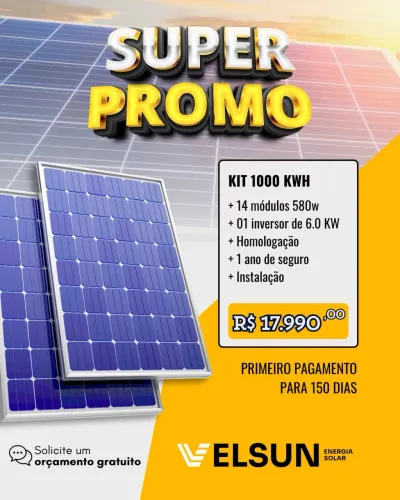 Kit energia solar