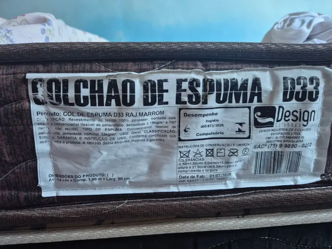 Colchão solteiro D33