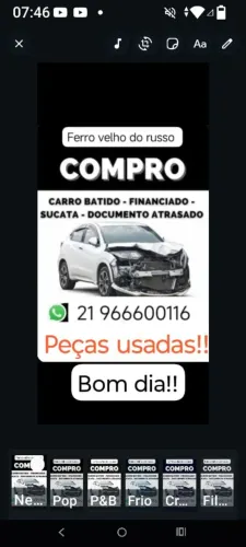 Frro velho Catonho sucatas. 