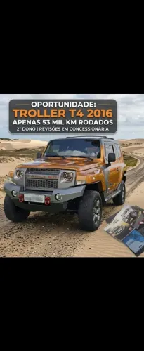 Troller T-4 4X4 3.2 20V TDI Cap. Rígida Diesel 2016