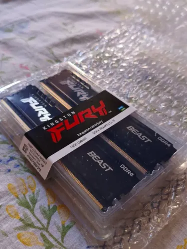 Memória ram ddr4 2x8gb Kingston 3200mhz