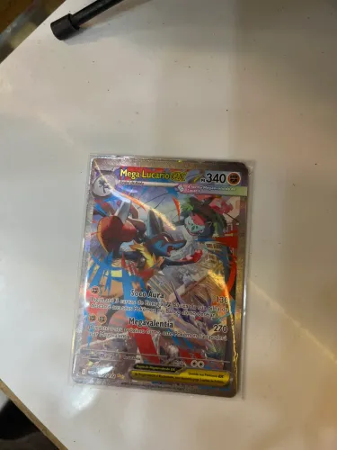 CARTA POKEMON MEGA LUCARIO EX 179