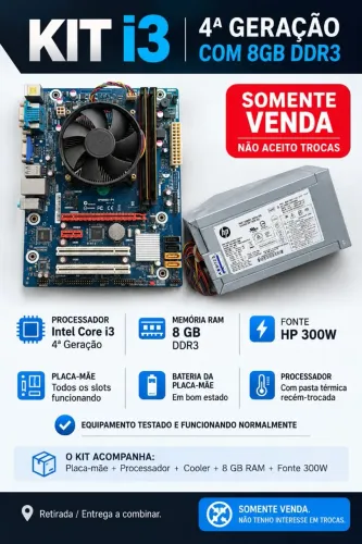 Kit i3 4° + Fonte