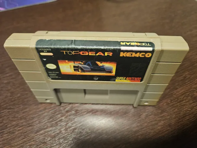 Jogo Top Gear original para Super Nintendo