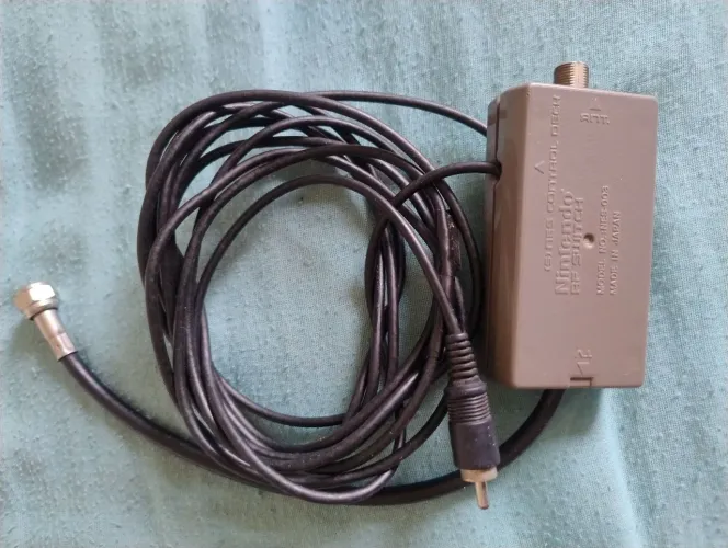 Cabo RF Switch do Super Nintendo original made in Japão (SNES Control Deck)c/ent/antena/TV