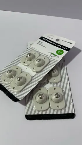 Kit 8 Rodinhas Deslizantes Adesiva Rodízio P/ Móveis Cadeira