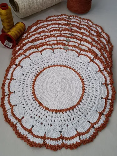 Sousplat em crochê 