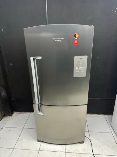 Geladeira Seminova Inox Inverse 586l | Frete grátis 