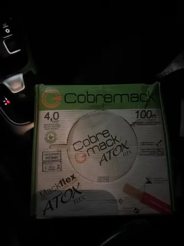 Cabo Flexível Cobremack Atox 4mm 100 Metros 750V