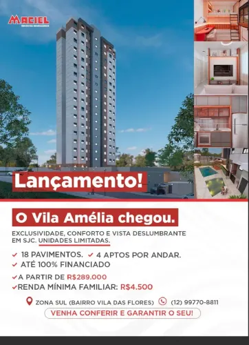 ET- Lançamento no bairro Vila da Flores - Condomínio Vila Amelia Chegou